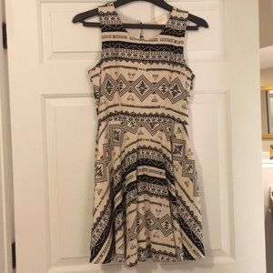 Patterned cocktail dress